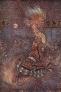 Raiko mata o duende de Oyeyama, ilustração de 