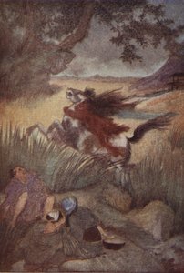 The Kappa and his Victim, ilustração de 