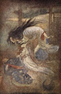 Yuki-Onna, A Senhora da Neve, ilustração de 