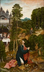 Cena da vida de São Roque, 1517.