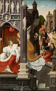 Cena da vida de São Roque, 1517.