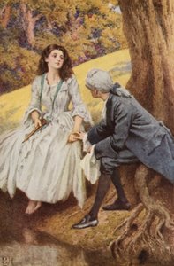 Ilustração para uma viagem sentimental por Laurence Sterne de Everard Hopkins