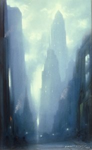 Nova Iorque à noite de Everett Shinn
