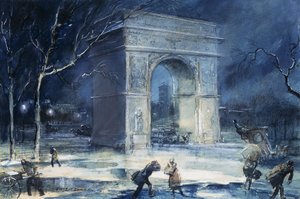 O Arco, Washington Square de Everett Shinn