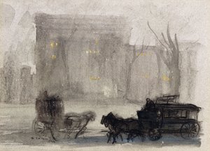 Vista de Nova Iorque - Washington Square de Everett Shinn