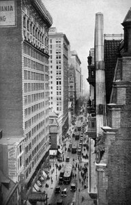 Chestnut Street, Filadélfia, Pensilvânia, EUA, c1930s