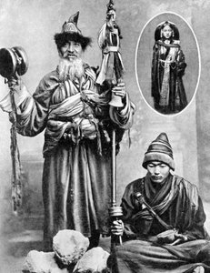 Sacerdotes tibetanos, 1936.