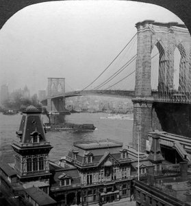 Ponte de Brooklyn, Nova Iorque, EUA.