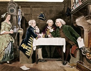 Dr. Johnson, Goldsmith e Boswell, 1909