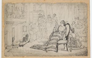 Perde, 1880 (caneta e tinta no papel)
