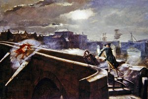 Os Brilhos de Ayr (óleo sobre tela) de Eyre Crowe