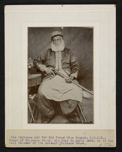 Sir Mir Ali Murad Khan Taipur III, governante do estado de Khaipur de F.L. Wadhumal