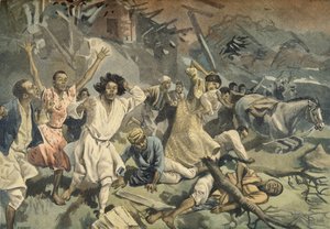 Ciclone em Mayotte, do Le Petit Journal, 27 de março de 1898