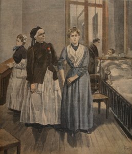A Cruz de Honra para Madamoiselle Bottard, ilustração de &39;Le Petit Journal: Suplemento Ilustre&39;, 16 de janeiro de 1898