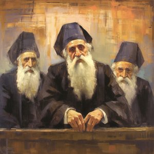 Pintura de retrato de um religioso do clero, impressões de arte em tela de F. Abderrahim