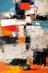 Vertical Pintura abstrata moderna para a sala de estar, impressões de posters para venda