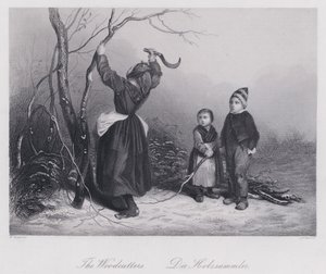 Os Lenhadores (gravura) de F. Grenier