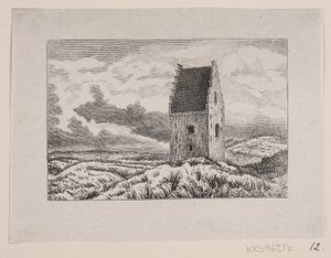 A Igreja Sanded em Skagen de F. Hendriksen