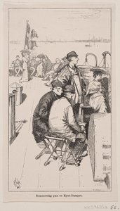 Dia de verão em um navio costeiro de F. Hendriksen