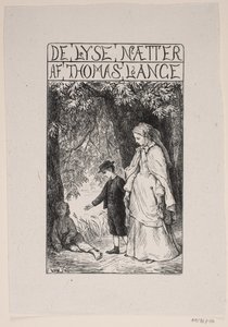 Página de título para Th. Longa "As Noites Brilhantes" de F. Hendriksen