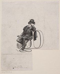 Vinheta para a tese de Edvard Brande sobre Frederik Høedt de F. Hendriksen
