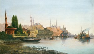 Uma visão de Constantinopla de F. Herink
