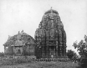 Templo de Lingaraj, Bhubaneswar, Orissa, Índia, 1905-1906