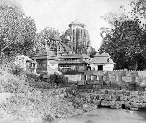 Templo de Lingaraj, Bhubaneswar, Orissa, Índia, 1905-1906