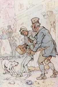 Ilustração para Oliver Twist (cor litho)