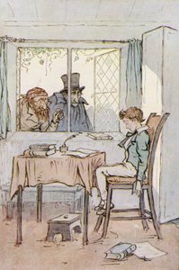 Ilustração para Oliver Twist (cor litho)