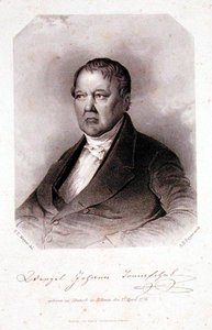 Retrato de Wenzel Johann Tomaschek (1774-1850) gravado por Albert Henry Payne (1812-1902) de F. T. (after) Mayer