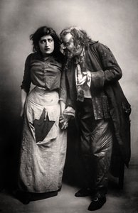 Constance Collier 1878-1955 e Herbert Beerbohm Tree 1853-1917, atores ingleses, 1906. de F. W. Burford