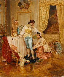 Vestir-se para um baile de máscaras,