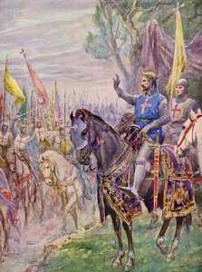 La Gerusalemme Liberata de Torquato Tasso: Canto 1, estrofe 35 (litografia a cores)