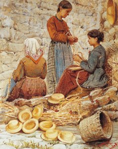 Trançadores de palha toscana (Trecciaiole)