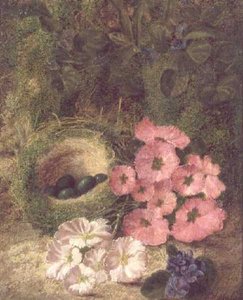 Primavera (ninho com rosas de cão) de Fanny Jane Bayfield