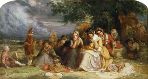 Após a batalha de Prestonpans, 21 de setembro de 1745, 1849 de Fanny McIan