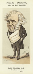 Caricatura de Earl Russell de Faustin