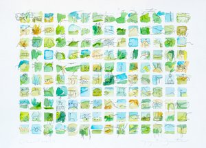 Chartwell, 2020 (aguarela e tinta sobre papel) de Faye Bridgwater