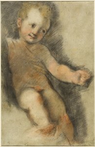 Menino Jesus: Estudo para a Madonna di San Giovanni de Federico Barocci