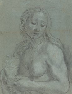 Metade de Maria Madalena [verso] de Federico Barocci