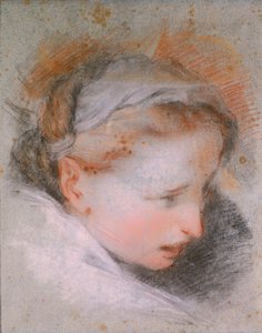 Cabeça de mulher de Federico Barocci