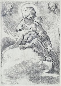 A Virgem nas Nuvens de Federico Barocci