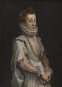 Retrato de uma jovem senhora de Federico Barocci