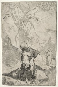 São Francisco Recebendo os Estigmas de Federico Barocci