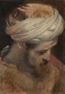 A cabeça de um sacerdote, estudo para A Circuncisão de Federico Barocci