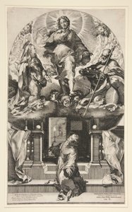 A Visão de São Francisco (O Perdão de São Francisco) de Federico Barocci