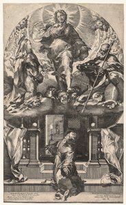A visão de São Francisco, 1581. de Federico Barocci