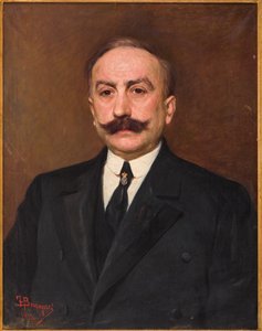 Retrato de um homem, de Federico Bernagozzi (óleo sobre tela) de Federico Bernagozzi
