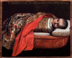 Retrato de Federico Ubaldo della Rovere, Duque de Urbino (infantil) - Pintura de Federico Fiori Barocci or Baroccio